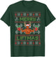 Merry Liftmas - Fitness Reindeer Santa Christmas Bodybuilder T-Shirt - T-Shirt | Forest