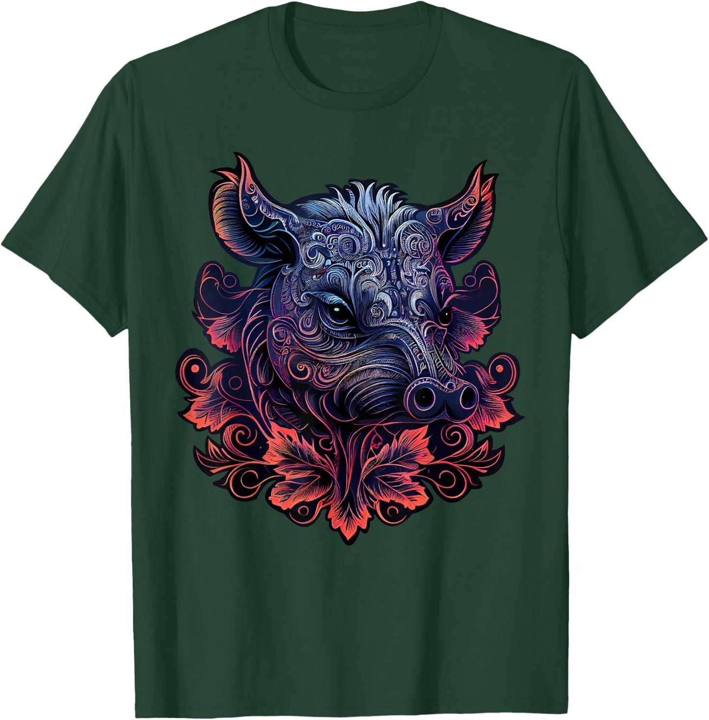 Chinese Lunar New Year Zodiac Pig Astrology Boar T-Shirt - T-Shirt | Forest