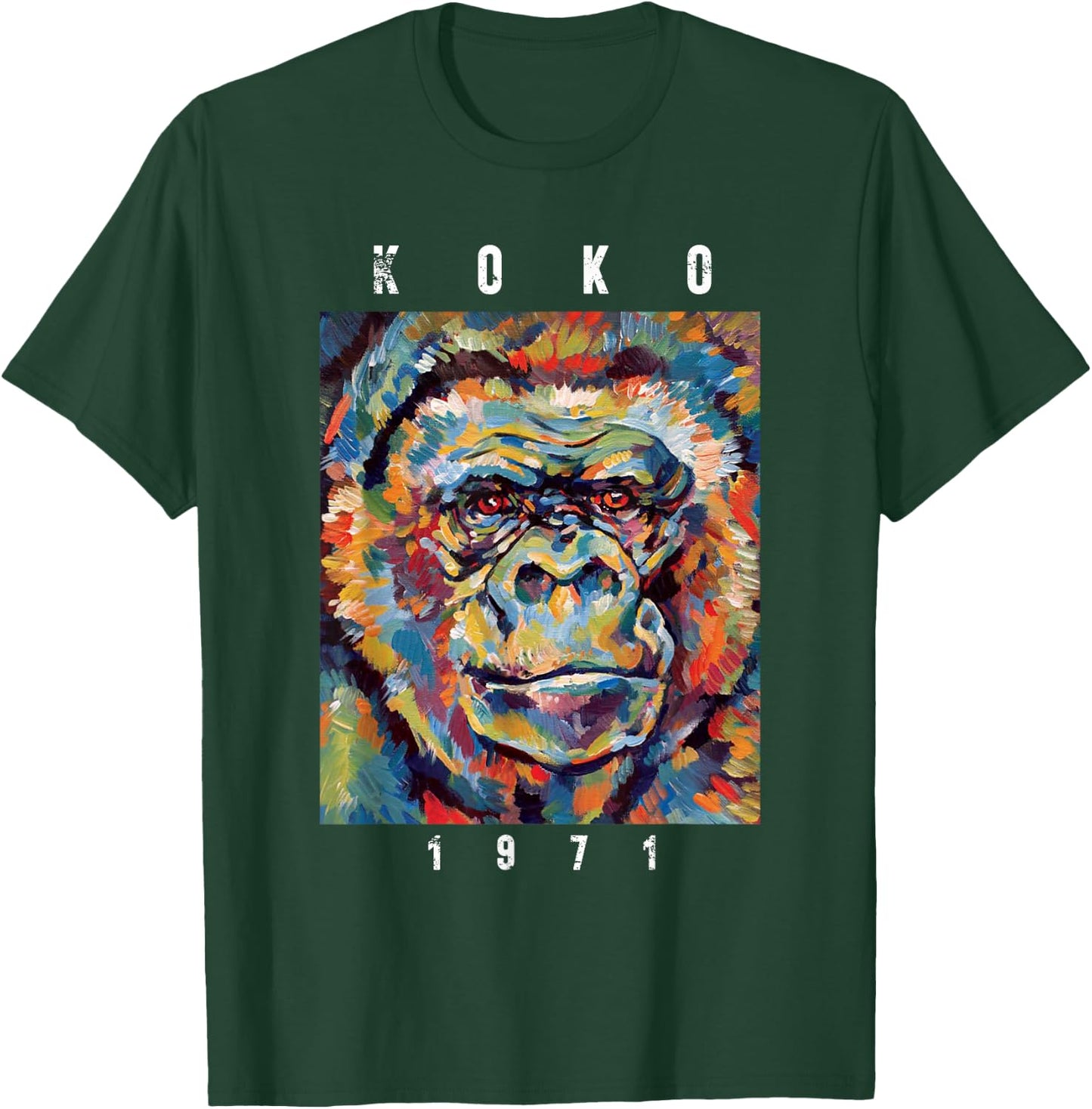 Koko Gorilla RIP 1971-2018 Master Sign Language T-Shirt - T-Shirt | Forest