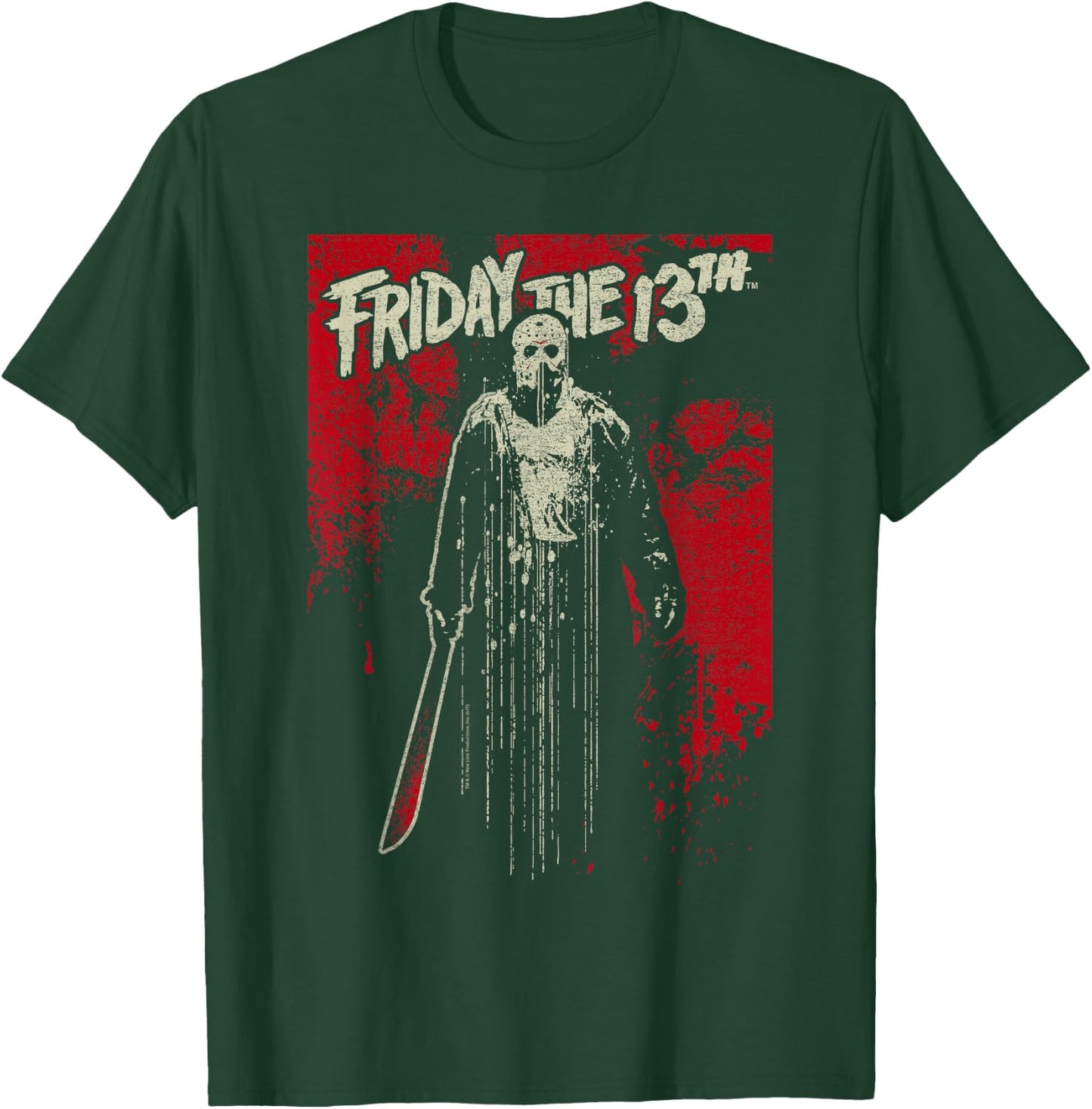 Friday The 13th Jason Drip T Shirt T-Shirt - T-Shirt | Forest