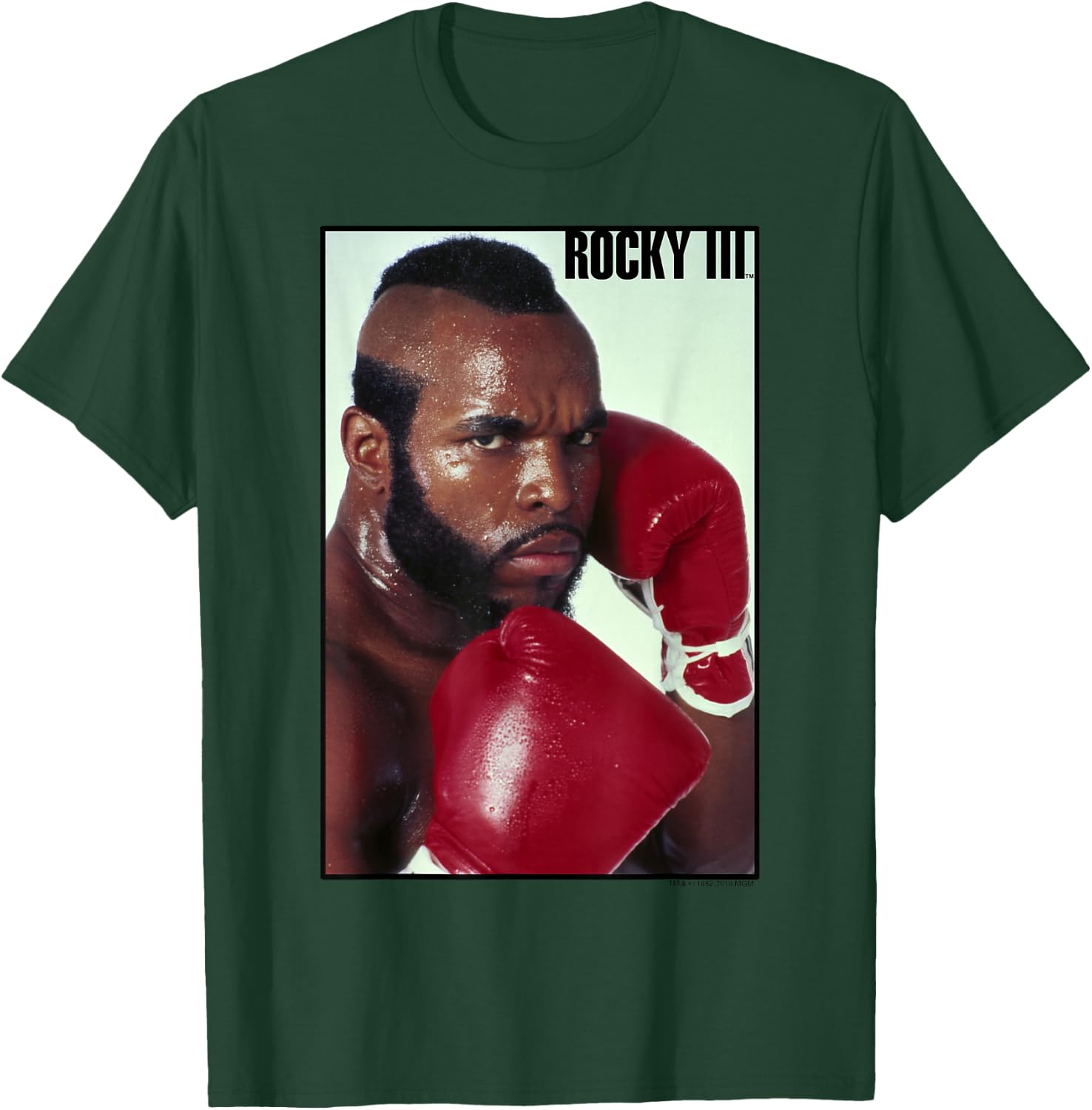 Rocky 3 Clubber Lang Fight Pose Full Color Poster T-Shirt - T-Shirt | Forest
