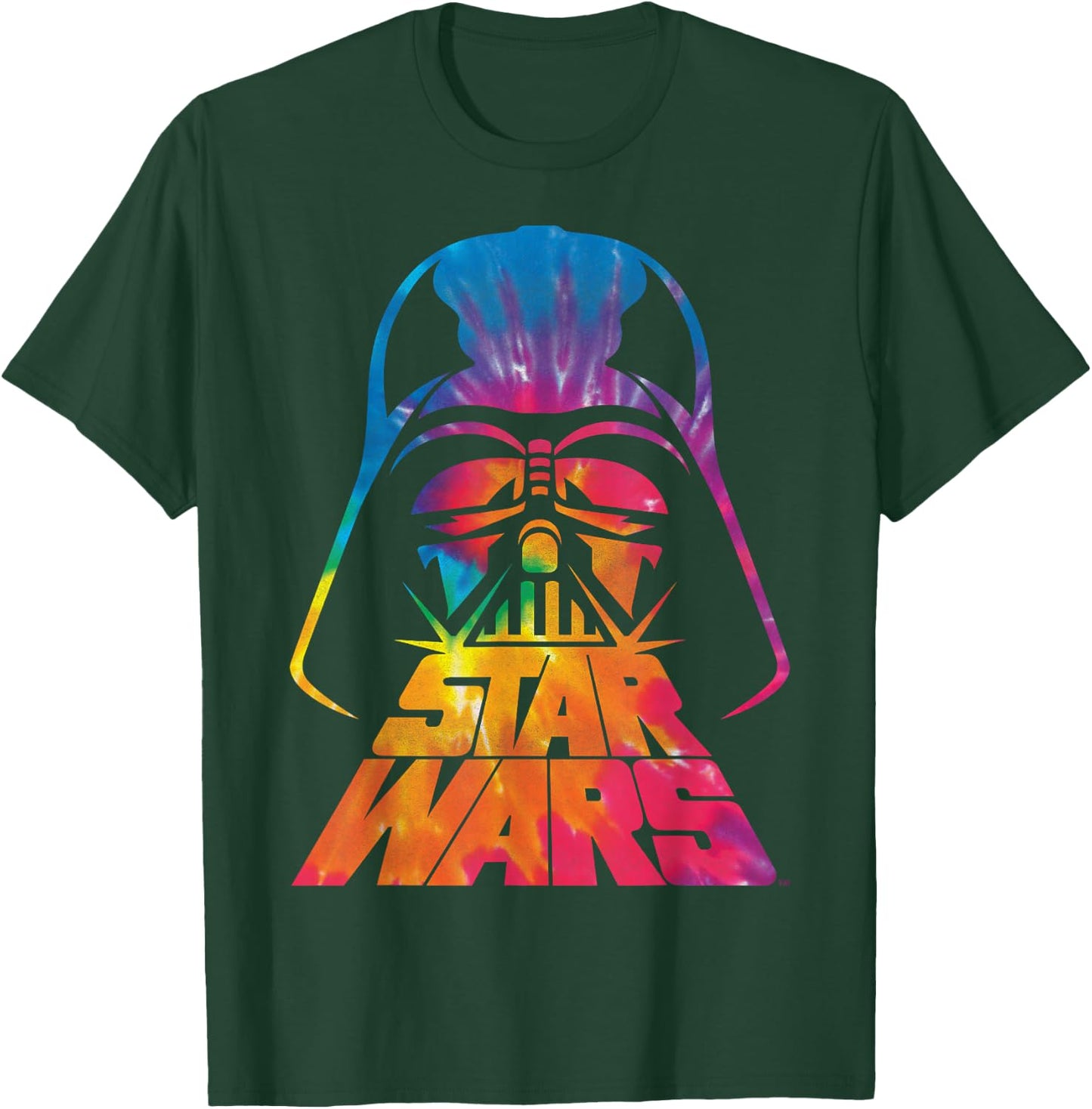 Star Wars Darth Vader Tie Dye Helmet Graphic Z1 T-Shirt - T-Shirt | Forest