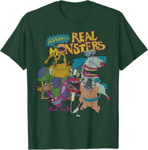 AAAHH Real Monsters Character Cast T-Shirt - T-Shirt | Forest