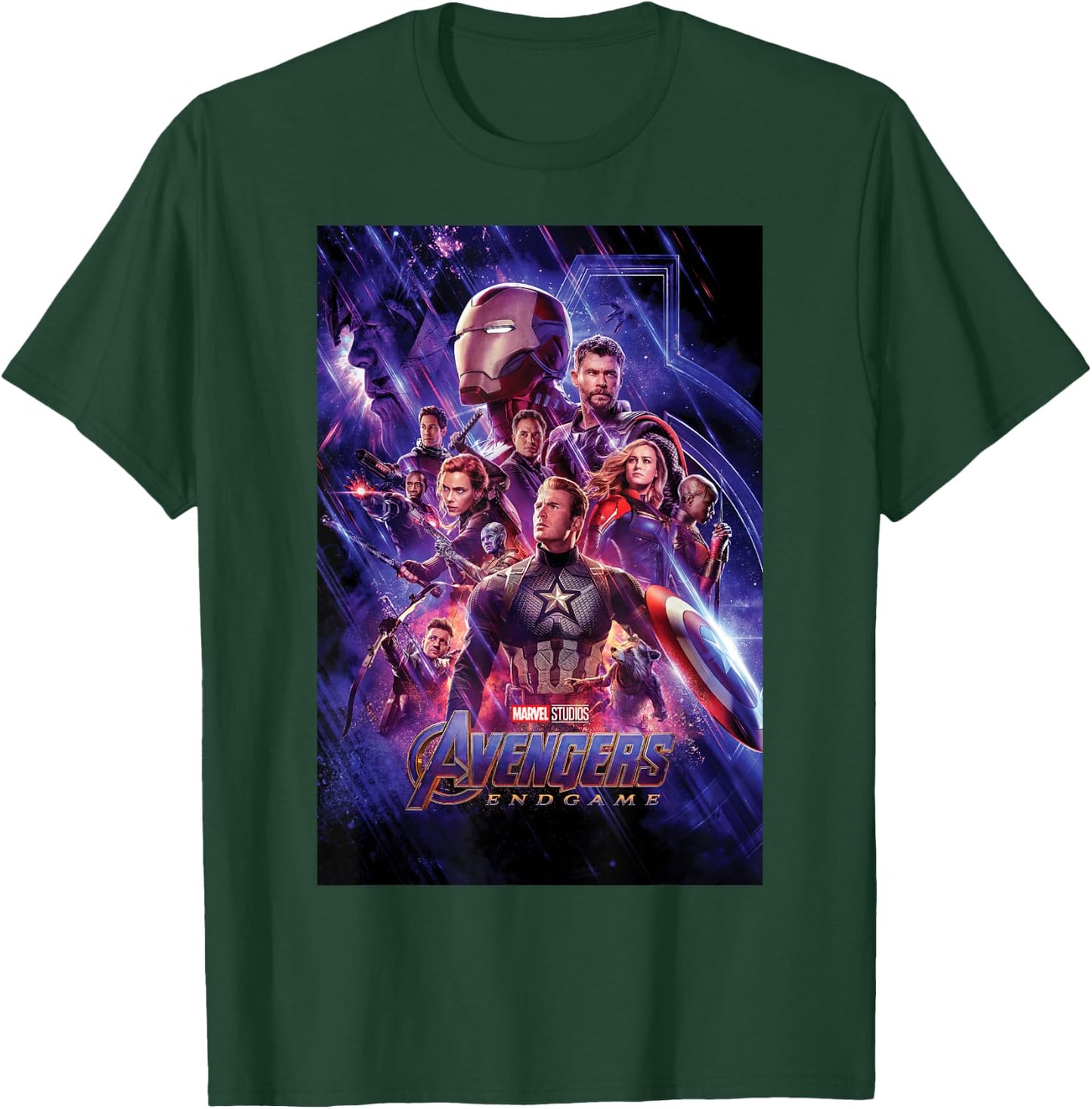 Marvel Studios Avengers Endgame Space Group Shot Poster T-Shirt - T-Shirt | Forest