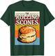 Funny Rolling Scones Retro Baking Pastry Pun T-Shirt - T-Shirt | Forest