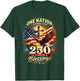 One Nation Under God 250 Years 250th Anniversary USA T-Shirt - T-Shirt | Forest