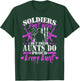 Soldiers Don't Brag Proud Army Aunt Pride Military Auntie T-Shirt - T-Shirt | Forest
