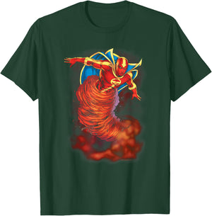 Justice League Red Tornado Cloud T-Shirt - T-Shirt | Forest