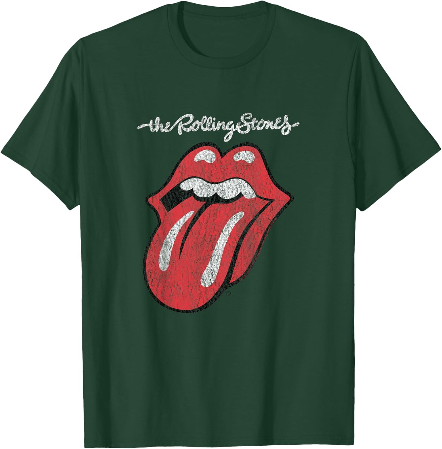 The Rolling Stones Script Tongue Logo T-Shirt - T-Shirt | Forest
