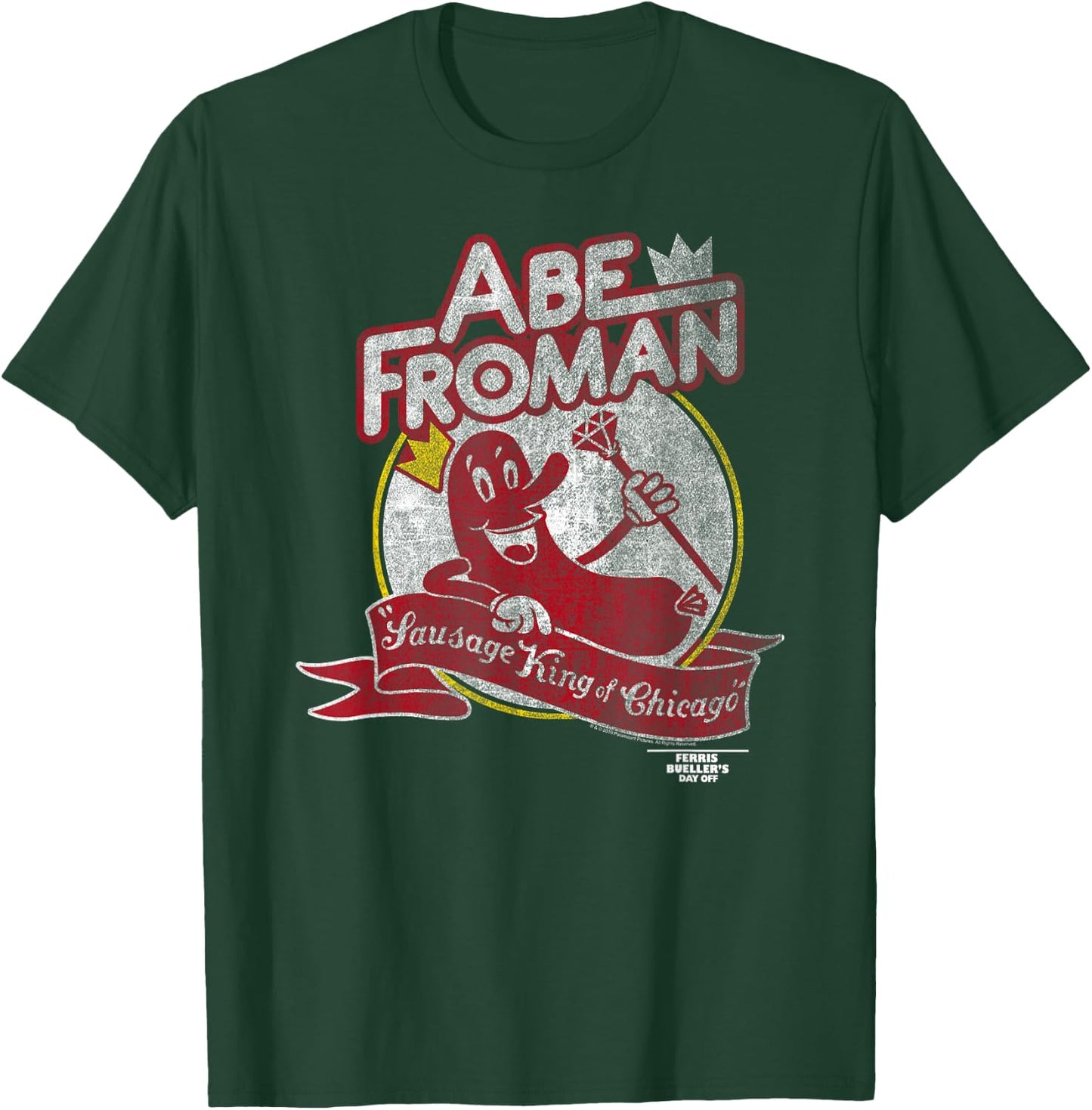 Ferris Bueller's Day Off Abe Froman Sausage King of Chicago T-Shirt - T-Shirt | Forest