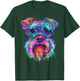 Schnauzer Splash Art | Cute Schnauzer Owners Gifts T-Shirt - T-Shirt | Forest
