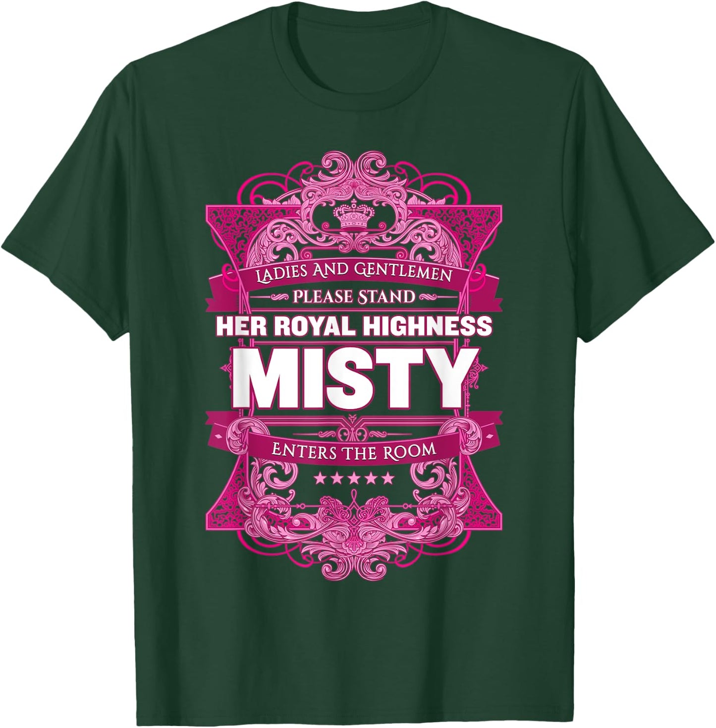 Misty First Name T-Shirt - T-Shirt | Forest
