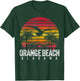 Orange Beach Alabama AL Retro Palm Trees Vintage Surf T-Shirt - T-Shirt | Forest