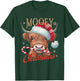 Mooey Christmas Highland Cow Design Xmas Cow Lover Funny T-Shirt - T-Shirt | Forest