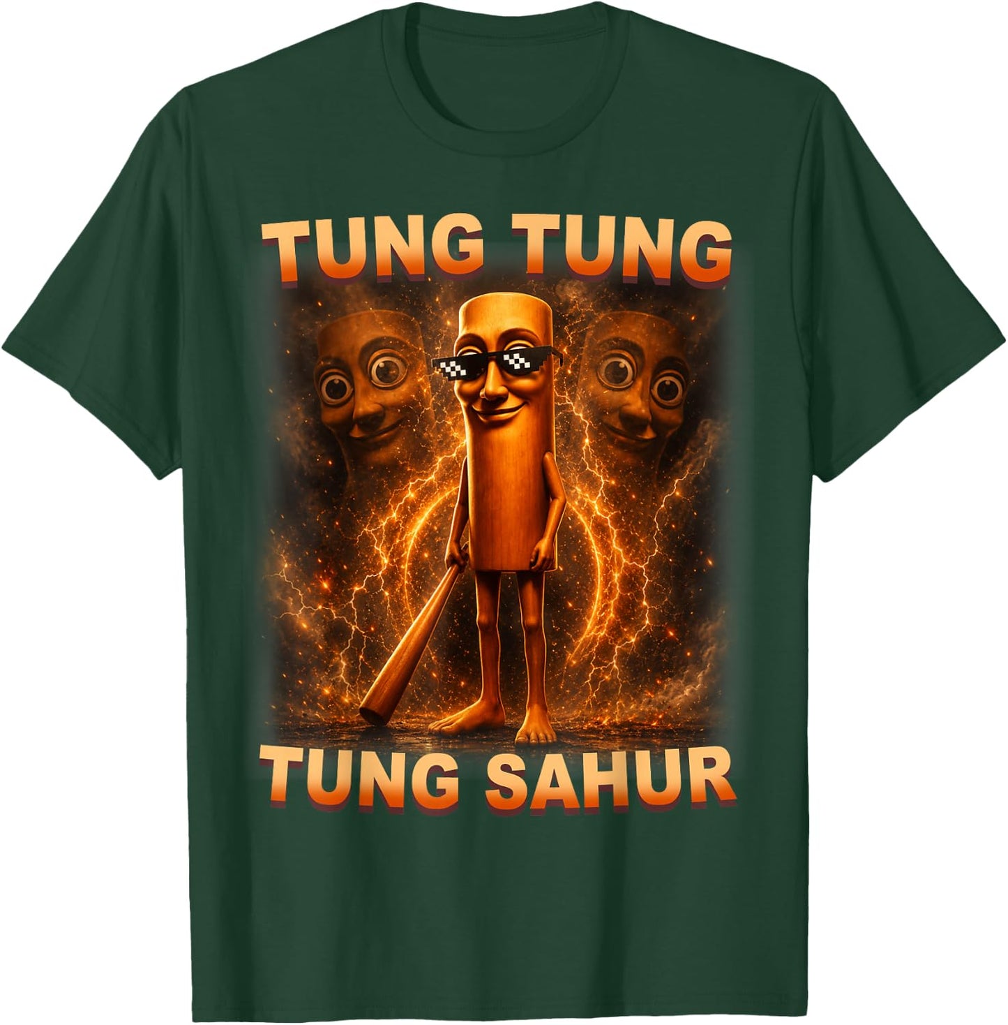 Tung Tung Tung Sahur is Calling Funny Italian Brainrot T-Shirt - T-Shirt | Forest