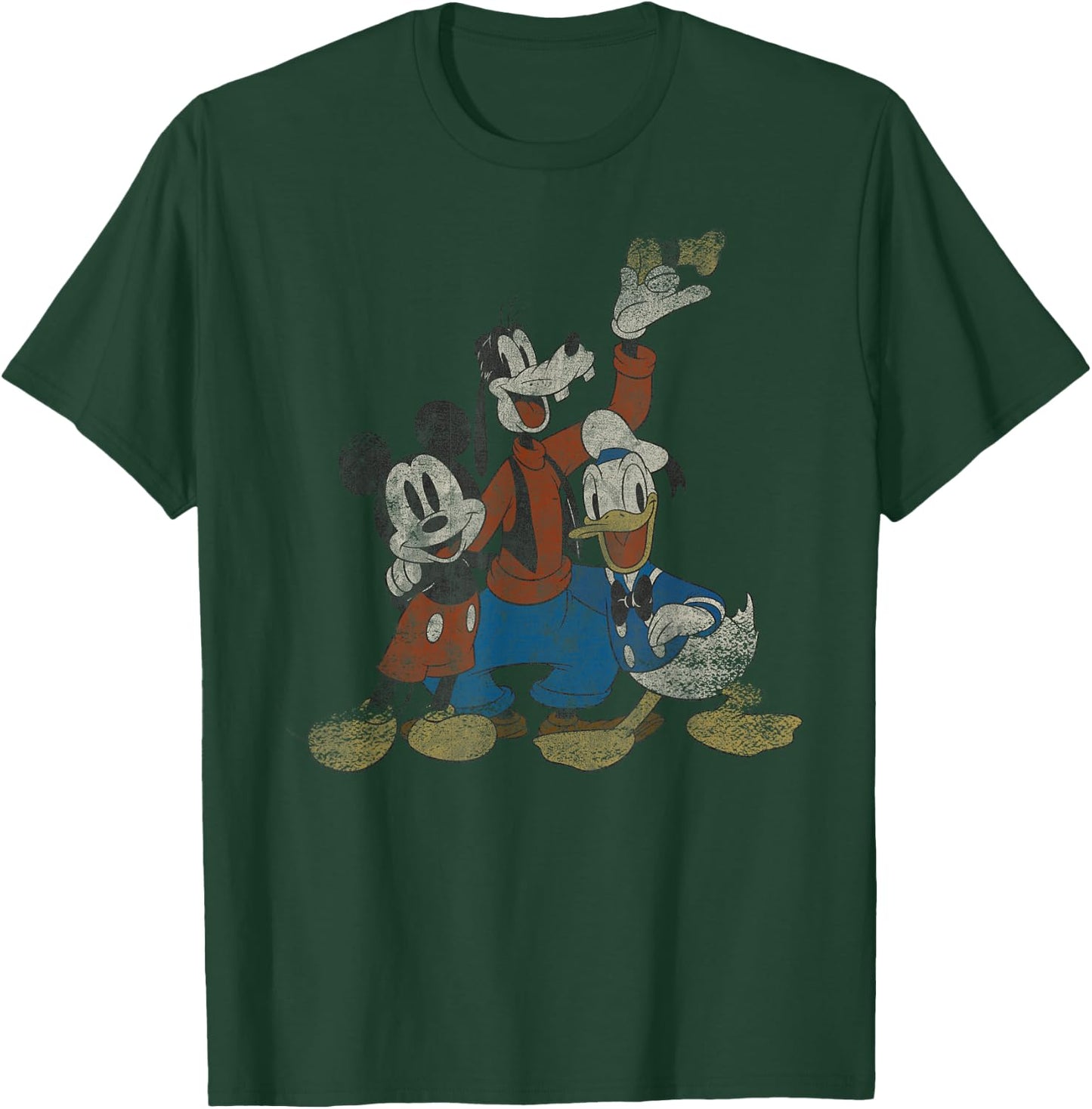 Disney Mickey Donald and Goofy Classic T-Shirt - T-Shirt | Forest