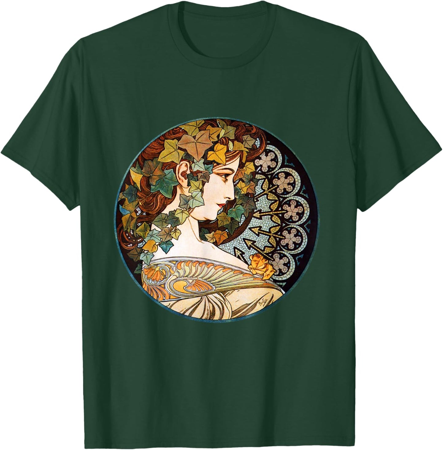 Vintage Green Ivy Goddess T-Shirt - T-Shirt | Forest
