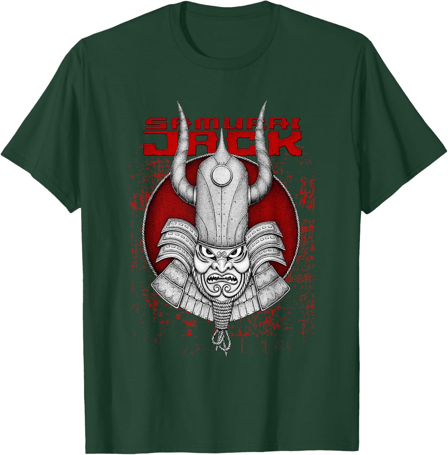 Samurai Jack Battle Armor Cartoon T-Shirt - T-Shirt | Forest