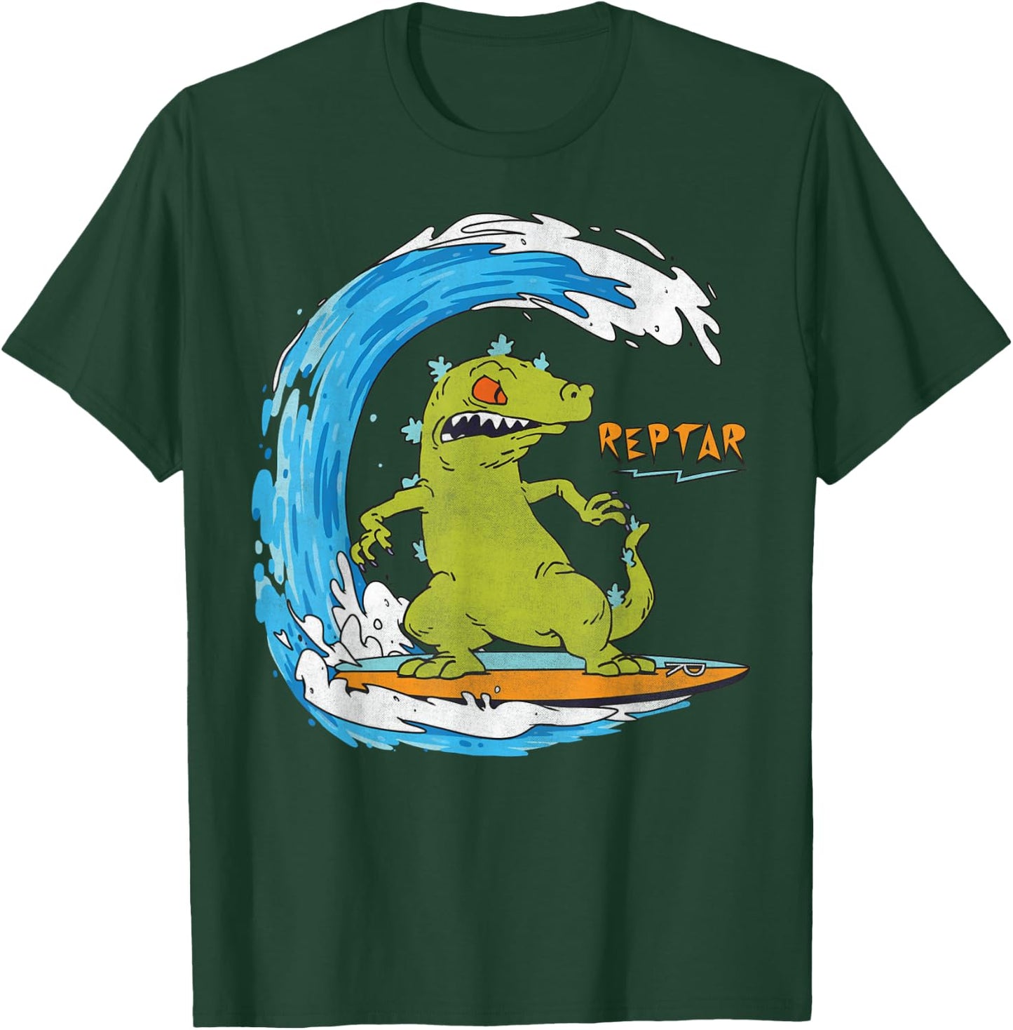 Nickelodeon Surfing Reptar Graphic T-Shirt - T-Shirt | Forest