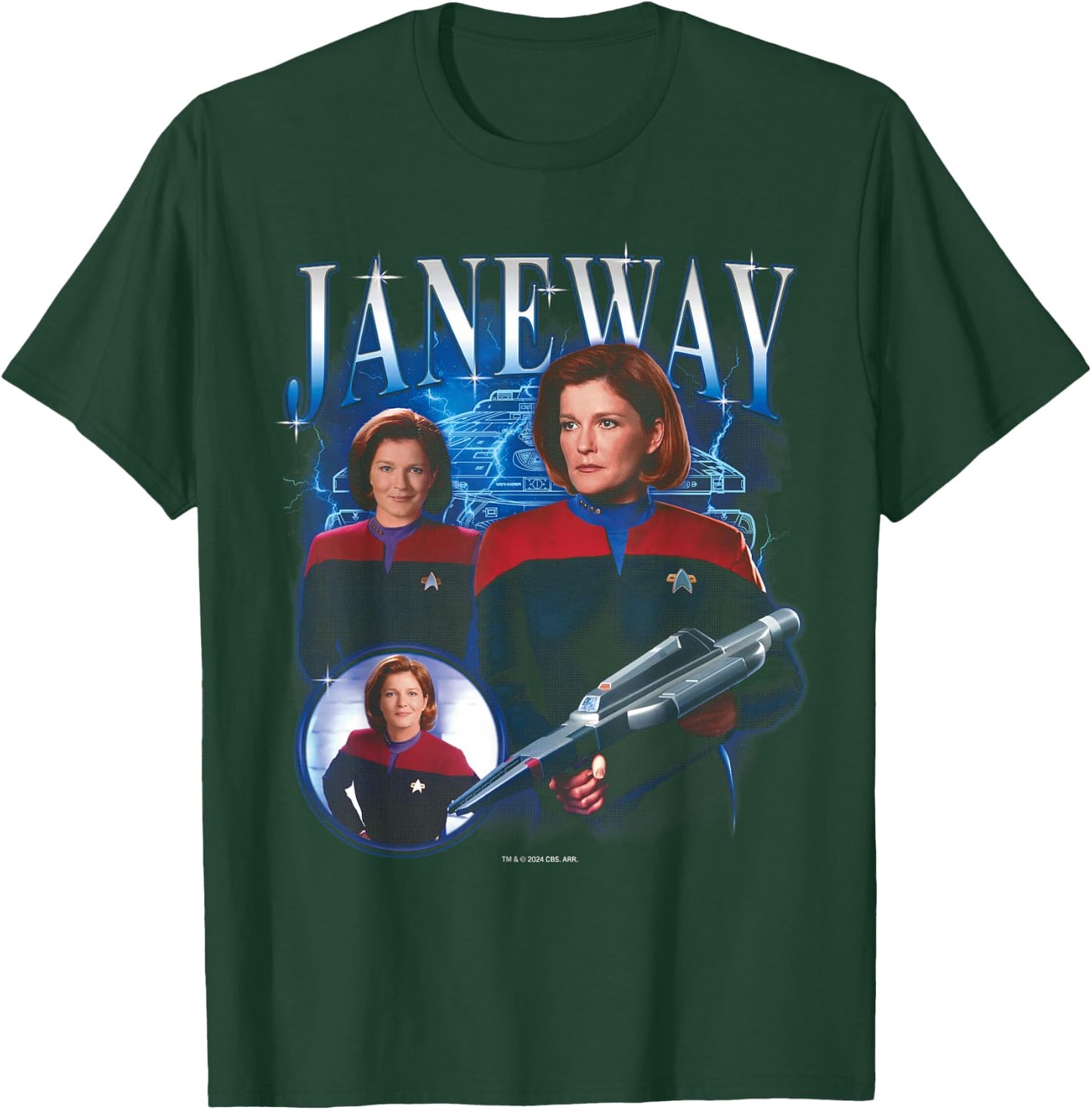 Star Trek: Voyager Janeway Heartthrob T-Shirt - T-Shirt | Forest
