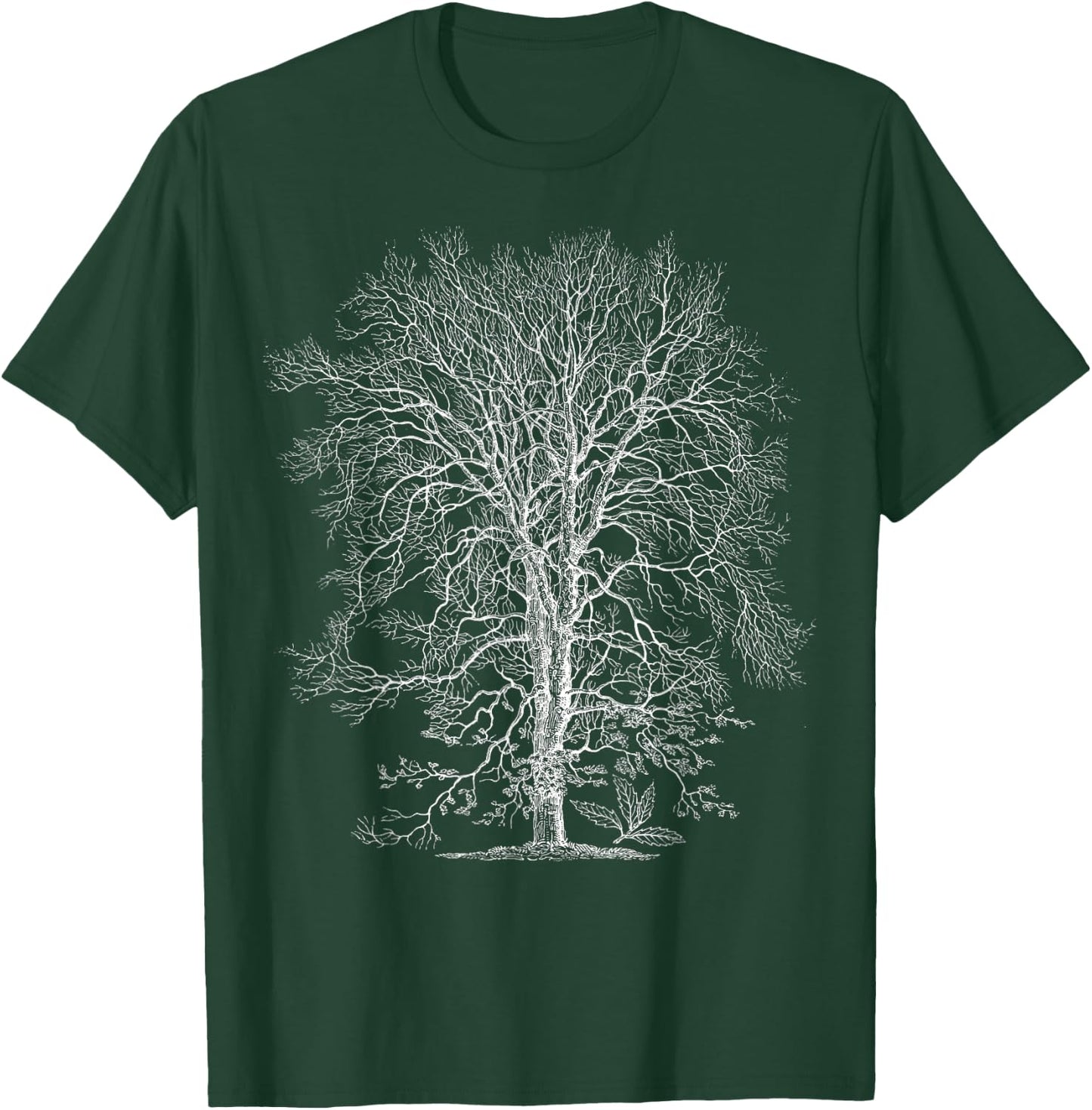 Oak Tree Lumberjacking Tree Natural Oak Tree T-Shirt - T-Shirt | Forest