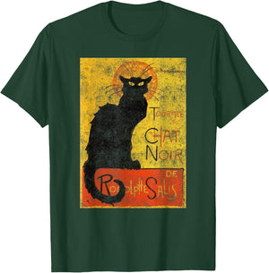 Vintage Tournee du Chat Noir Black Cat Halloween Women Kids T-Shirt - T-Shirt | Forest
