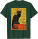 Vintage Tournee du Chat Noir Black Cat Halloween Women Kids T-Shirt - T-Shirt | Forest