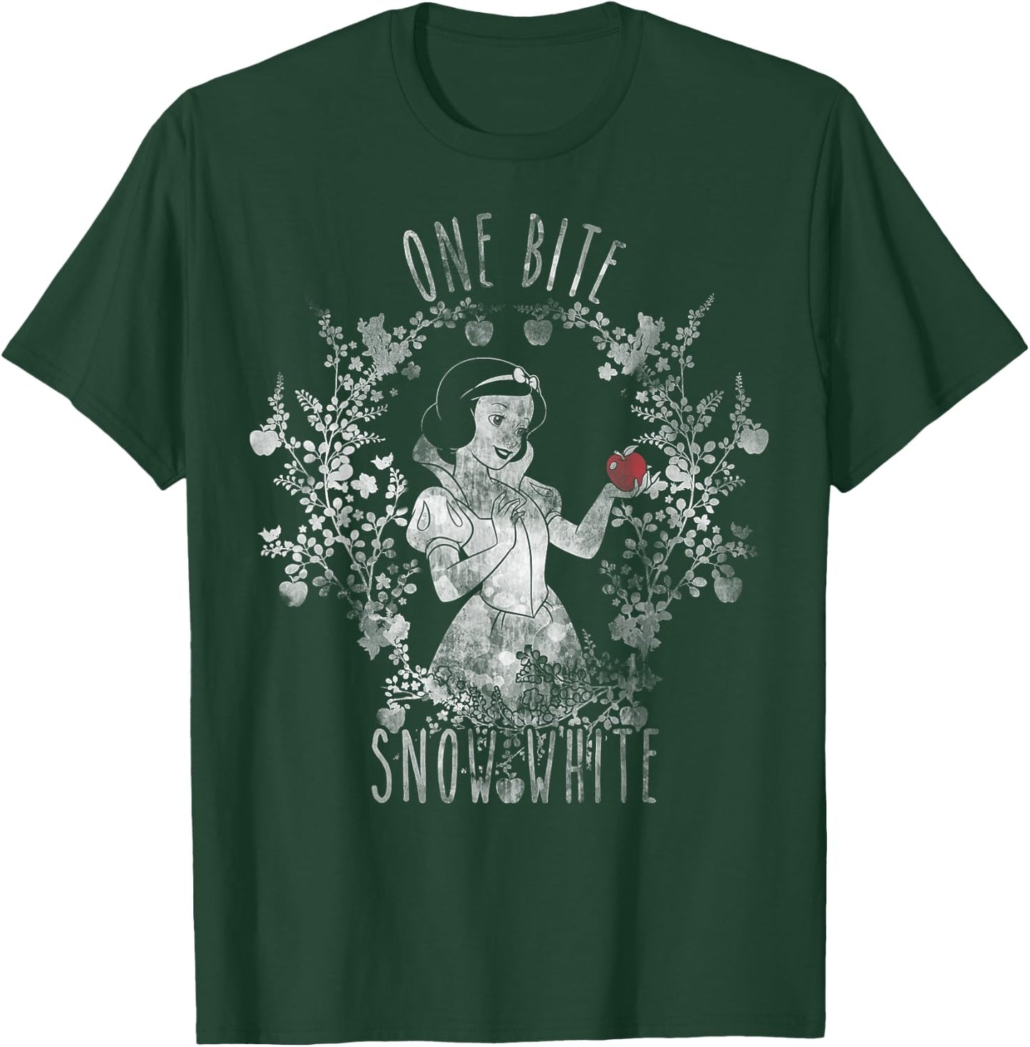 Disney Snow White One Apple Bite Graphic T-Shirt - T-Shirt | Forest