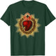 Catholic T Shirt - Sacred Heart in Crown of Thorns T-Shirt - T-Shirt | Forest