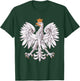Vintage Polish White Eagle Poland Polska T-Shirt - T-Shirt | Forest