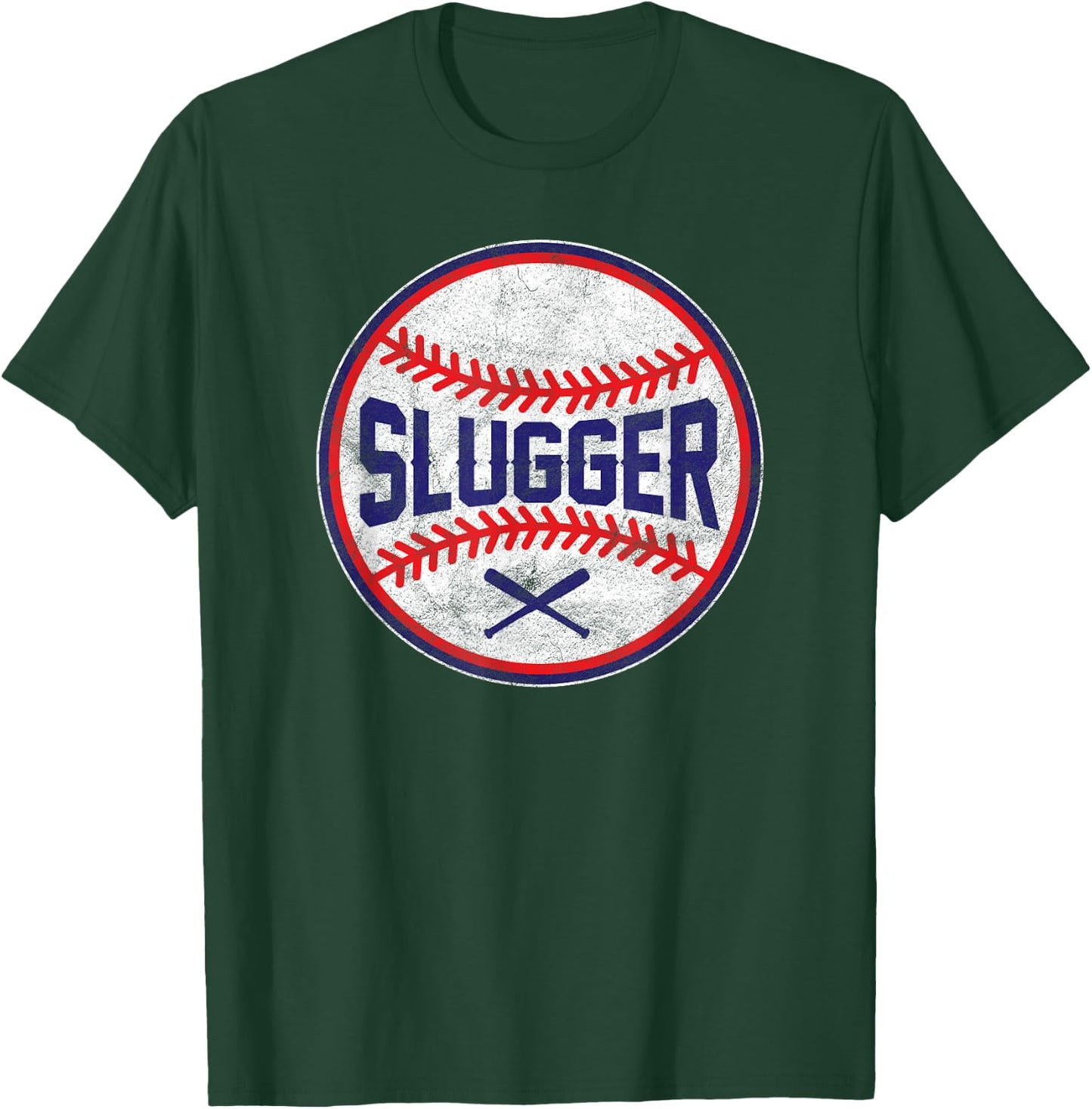 Slugger Baseball Positions Team Designer Shirts T-Shirt - T-Shirt | Forest