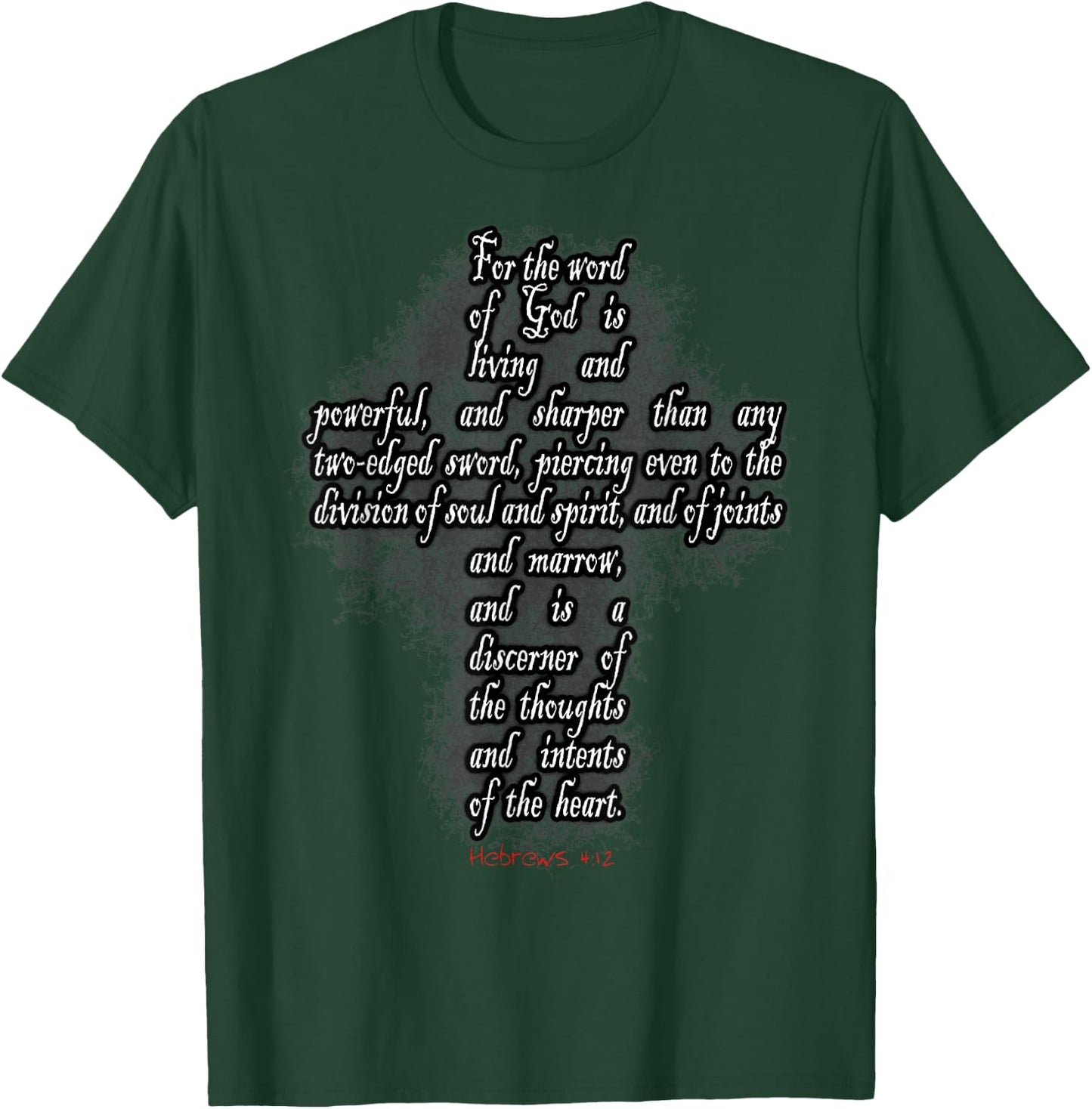 Word of God - Hebrews 4:12 T-Shirt - T-Shirt | Forest