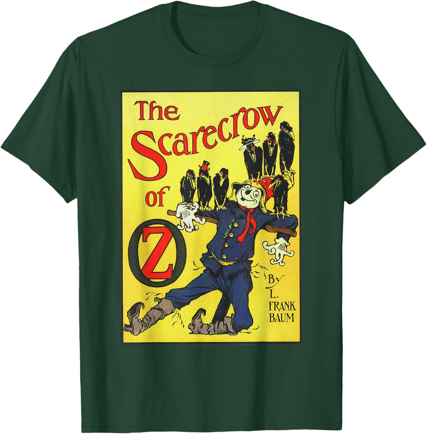 Retro Wizard of OZ Book Series Scarecrow of OZ T-Shirt - T-Shirt | Forest