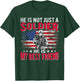 My Best Friend Is A Soldier Proud Army Friend Buddy Gifts T-Shirt - T-Shirt | Forest