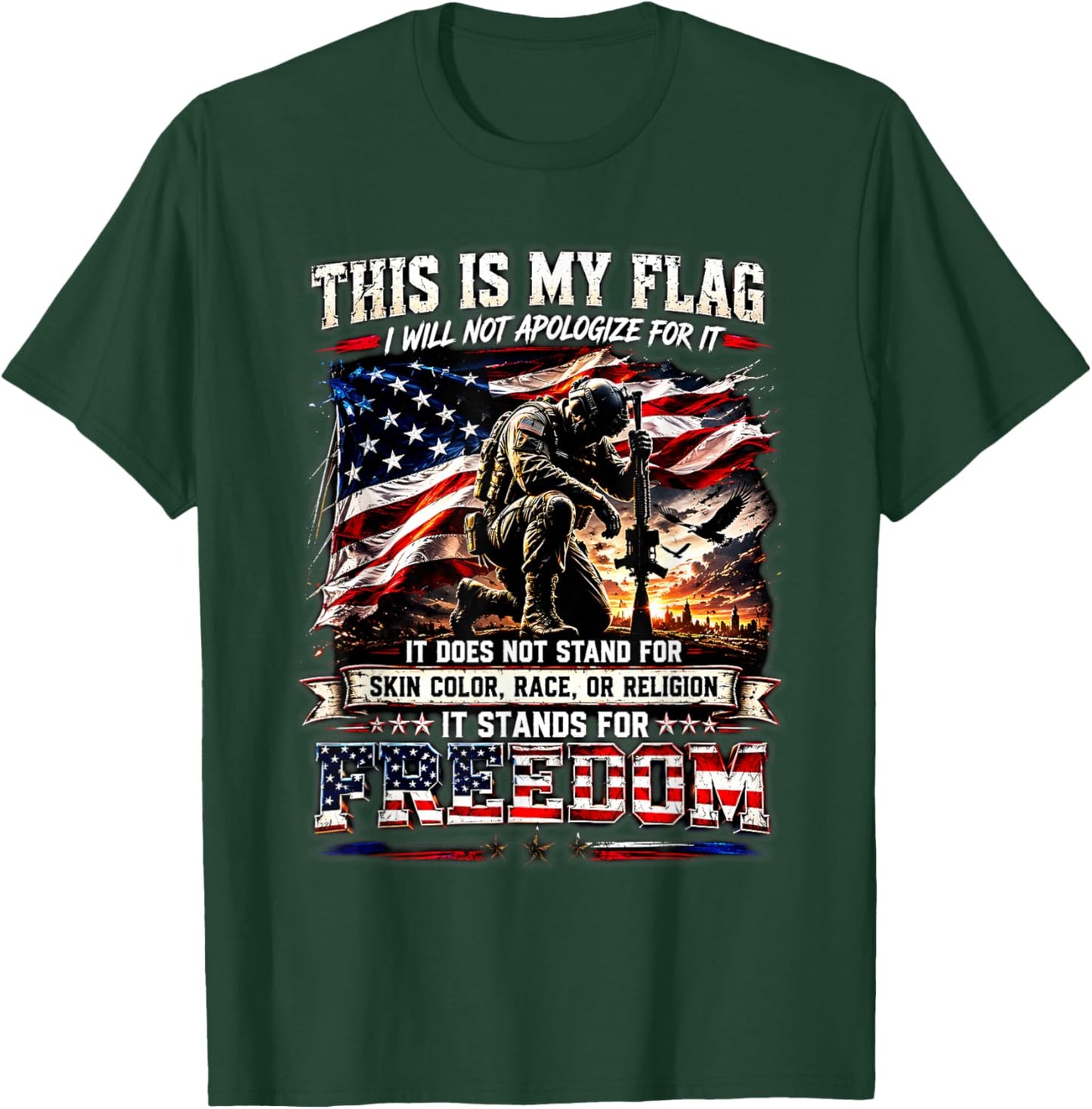 This Will Not Apologize for N is My Flag Does Not Stand for T-Shirt - T-Shirt | Forest