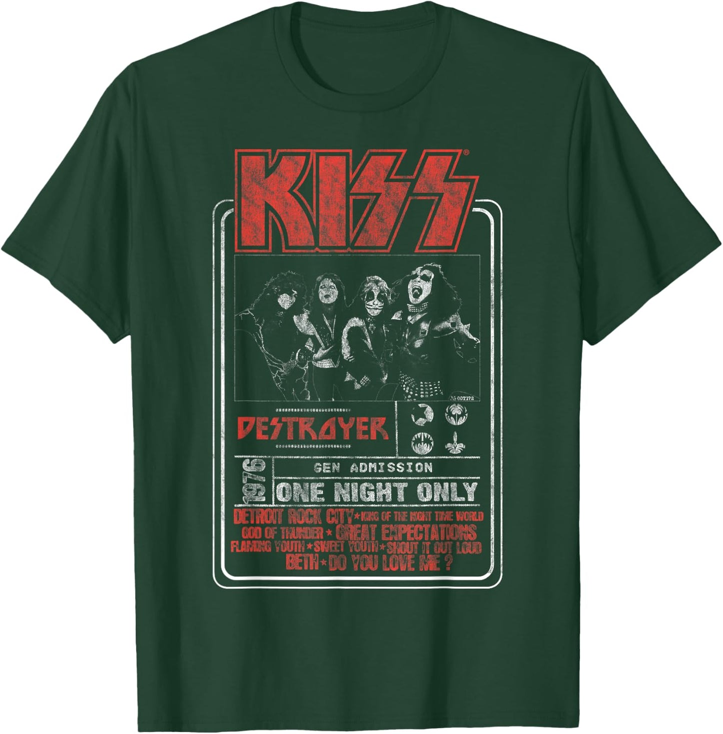 KISS - One Night Only T-Shirt - T-Shirt | Forest