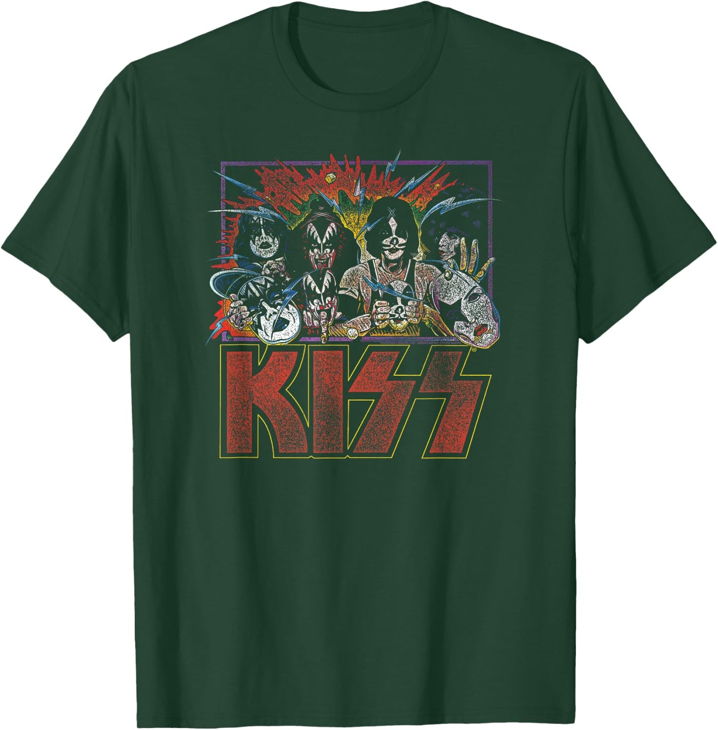 KISS - Unmasked II T-Shirt - T-Shirt | Forest