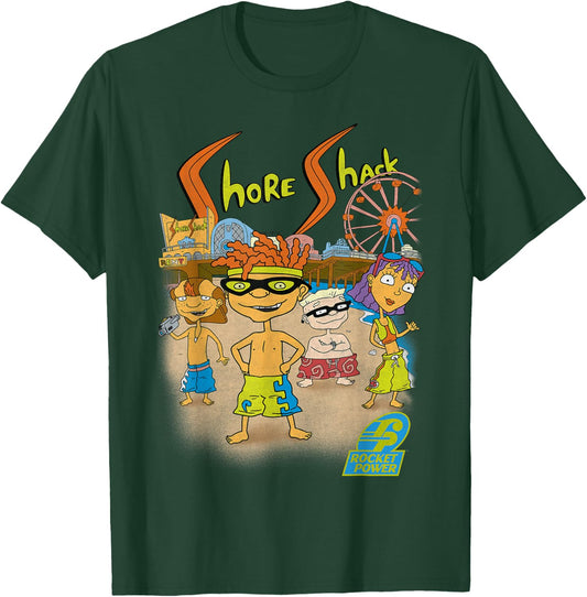Nickelodeon Rocket Power Beach Scene T-Shirt - T-Shirt | Forest