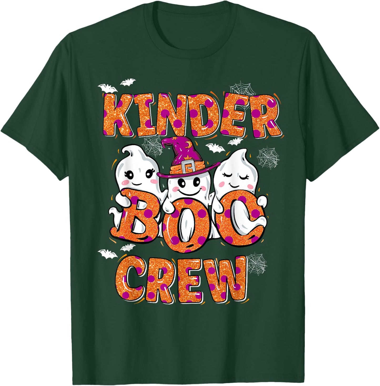 Retro Kinder boo crew Halloween Costume Kindergarten kids T-Shirt - T-Shirt | Forest