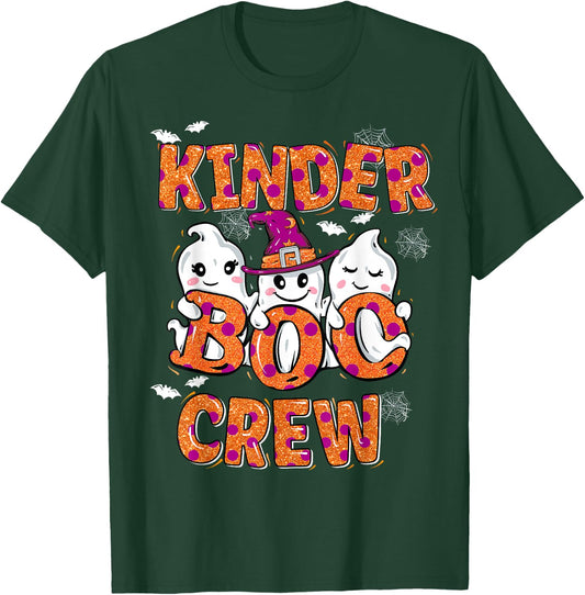 Retro Kinder boo crew Halloween Costume Kindergarten kids T-Shirt - T-Shirt | Forest