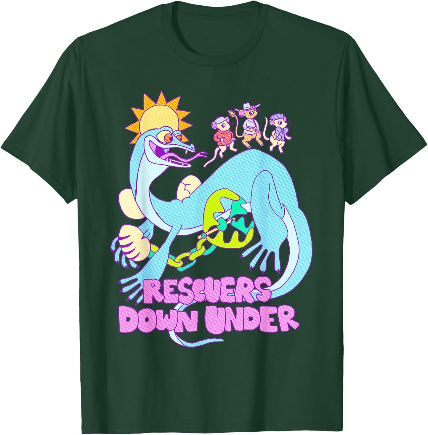 Disney Rescuers Down Under Joanna Stealing Graphic T-Shirt - T-Shirt | Forest