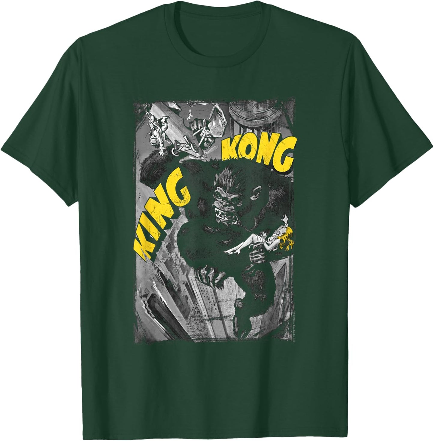King Kong Crushing Poster T-Shirt - T-Shirt | Forest
