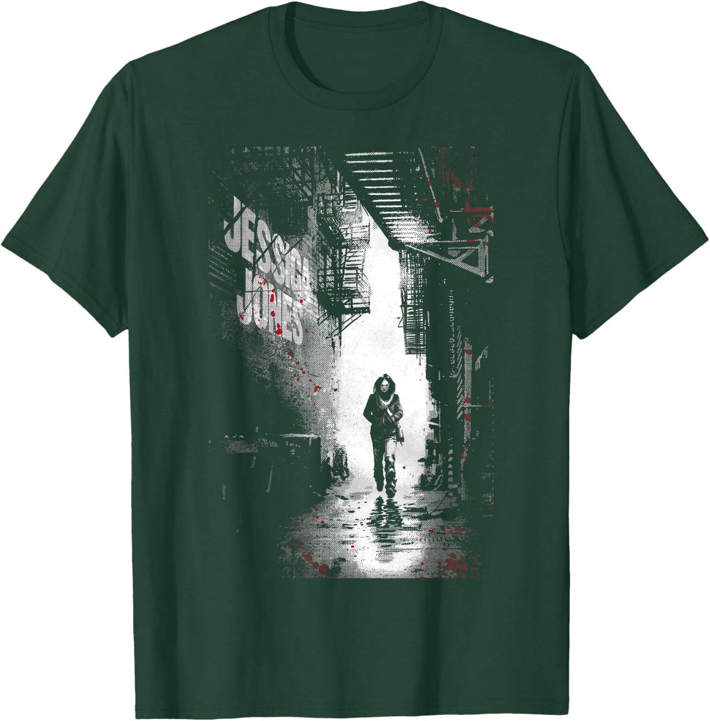 Marvel Jessica Jones Scene T-Shirt - T-Shirt | Forest
