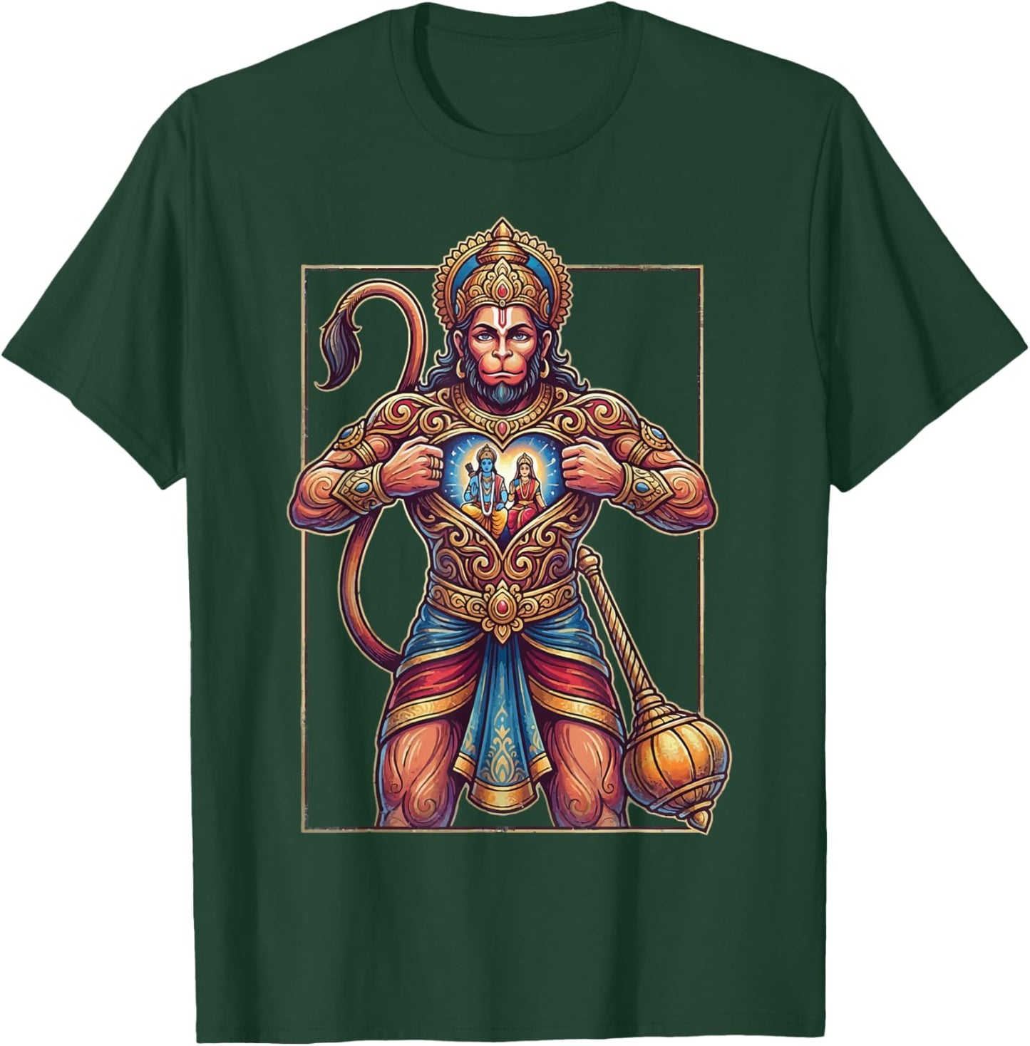 Hanuman Ji T-Shirt - T-Shirt | Forest