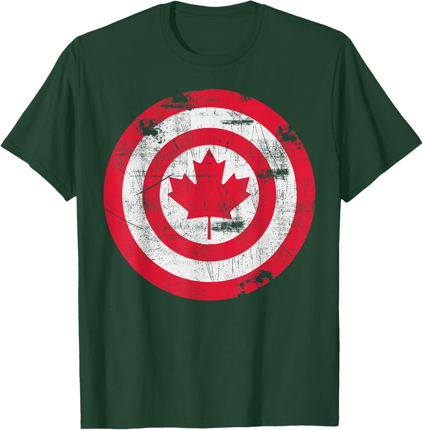 Captain Canada Flag T-Shirt - T-Shirt | Forest