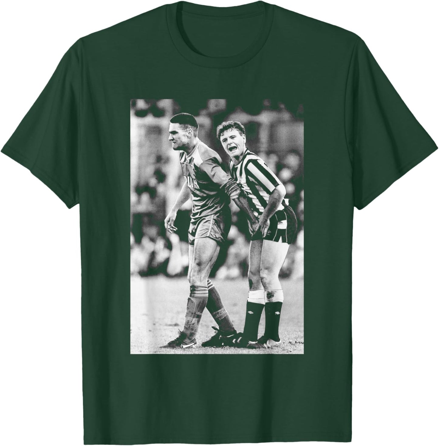 Vinnie Jones Grabs Gazza Gascoigne Newcastle Utd Football T-Shirt - T-Shirt | Forest