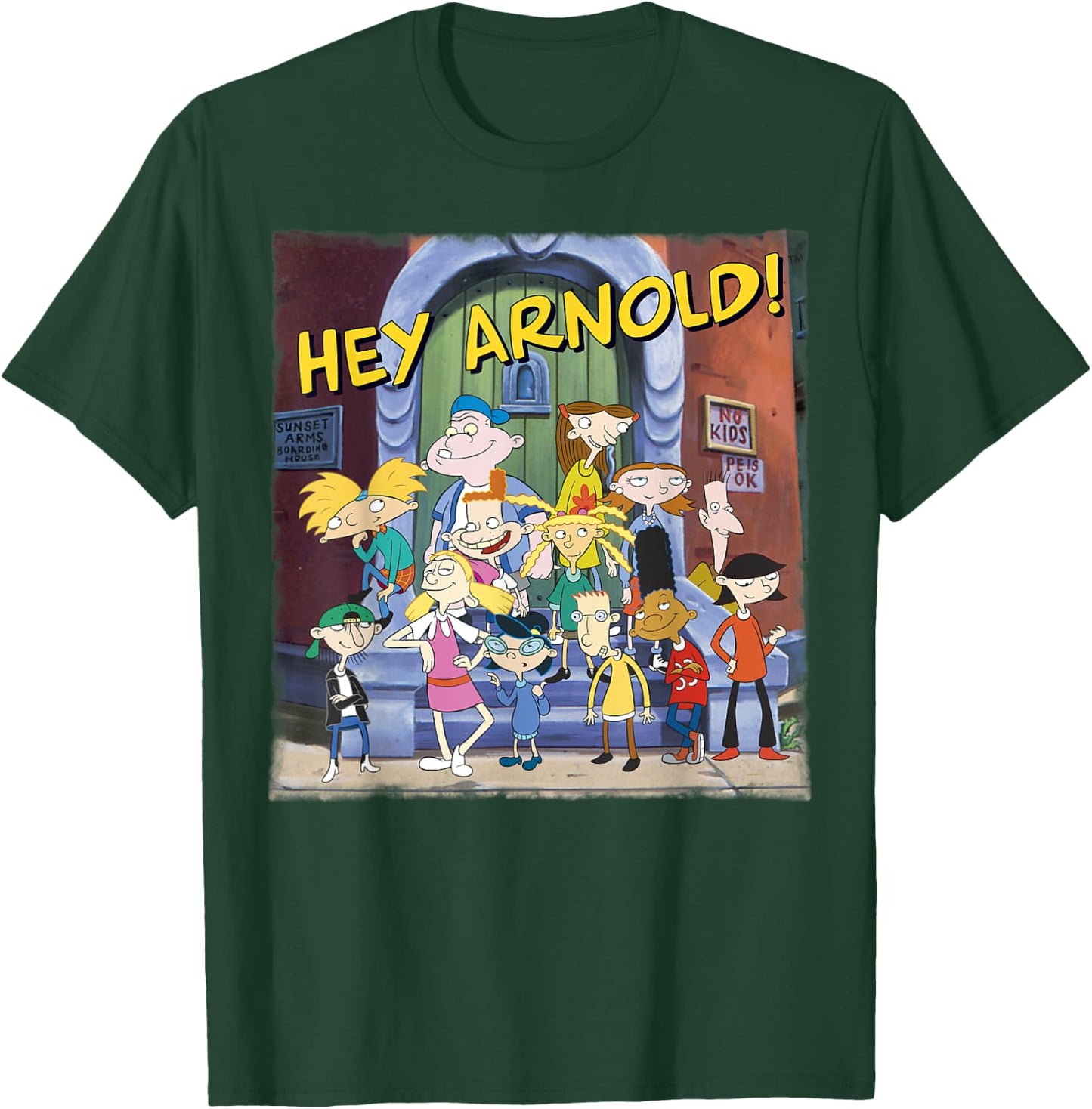 Hey Arnold! Friends Group Shot Poster T-Shirt - T-Shirt | Forest