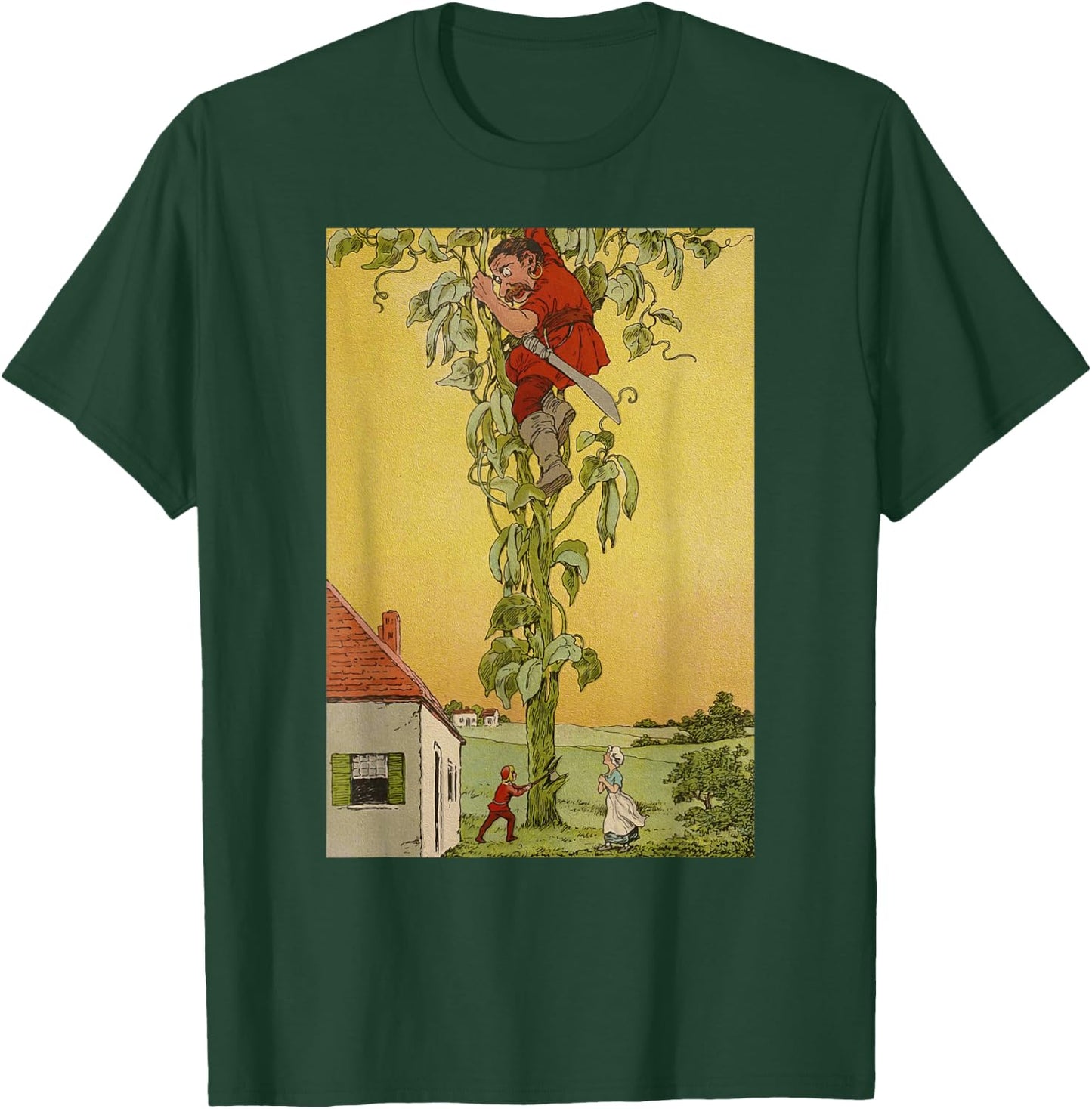 Jack and the Beanstalk -Fairytale Giant T-Shirt - T-Shirt | Forest