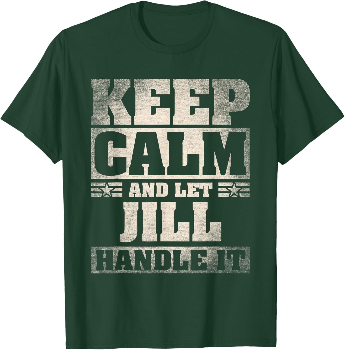 Jill Name Shirt Personalized Jill First Name T-Shirt - T-Shirt | Forest
