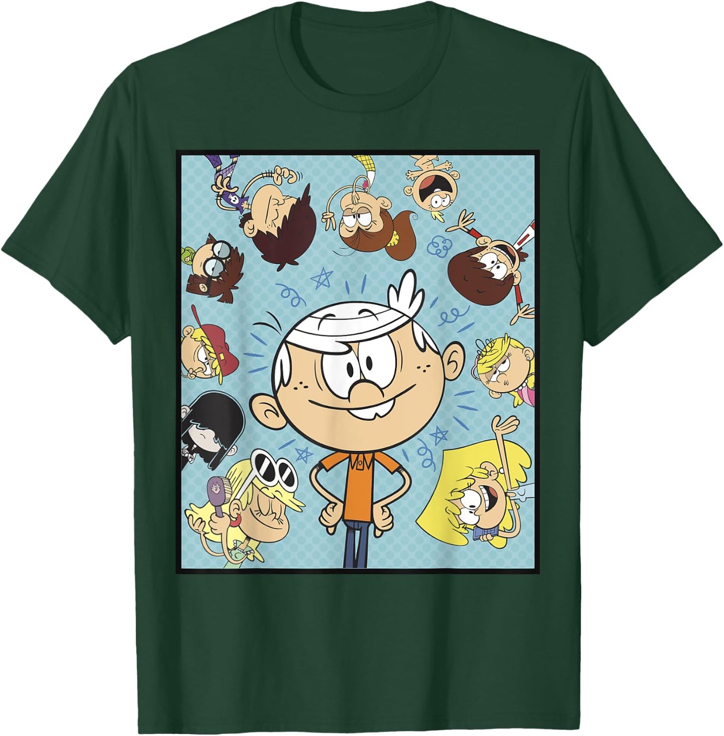 The Loud House Group Circle Portrait Poster T-Shirt - T-Shirt | Forest